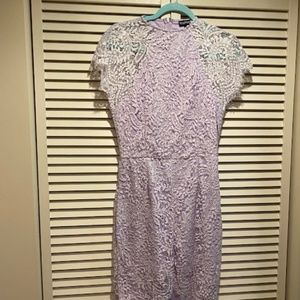 Boohoo lilac dress